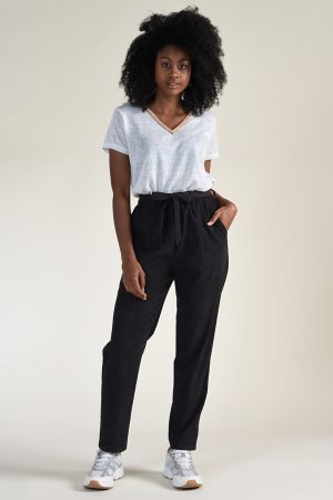 PANTALONE VELLUTO MILLERIGHE CON CINTURA MOLLY BRACKEN