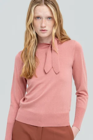 TRICOT CON FIOCCO SUL COLLO FRACOMINA