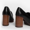 SCARPA MOCASSINO CON TACCO MONZA NERO GIARDINI - immagine 4