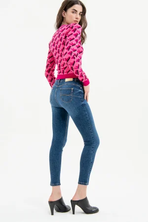 Alternative view of JEANS BELLA PERFECT SHAPE MEDIUMSTONE FRACOMINA