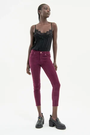 PANTALONE BELLA PERFECT SHAPE IN VELLUTO A COSTE FRACOMINA