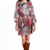 Abito fantasia patchwork MOLLY BRACKEN - immagine 2