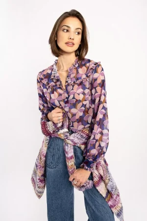Alternative view of CAMICIA MANICA LUNGA FANTASIA FIORI MOLLY BRACKEN