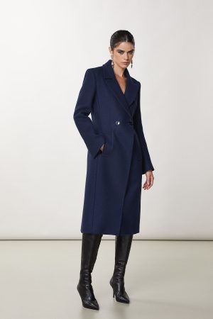 CAPPOTTO LUNGO DOPPIOPETTO SLIM FIT PATRIZIA PEPE