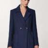 CAPPOTTO LUNGO DOPPIOPETTO SLIM FIT PATRIZIA PEPE - immagine 3