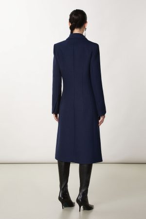 Alternative view of CAPPOTTO LUNGO DOPPIOPETTO SLIM FIT PATRIZIA PEPE