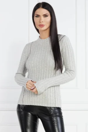 MAGLIONE GIROCOLLO CON APPLICAZIONI PATRIZIA PEPE