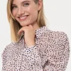 Camicia manica lunga fantasia cuori e pois FRACOMINA - immagine 3