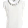 T-Shirt manica molto corta con applicazioni FRACOMINA - immagine 5