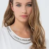 T-Shirt manica molto corta con applicazioni FRACOMINA - immagine 3