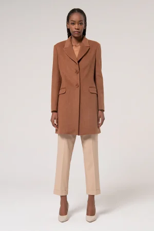Cappotto Panno Short Monopetto FRACOMINA