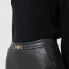 Gonna Eco Pelle Black FRACOMINA - immagine 2