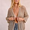 Tricot Rete Cardigan Lurex MOLLY BRACKEN