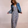 Pantalone Loose Denim Blue Fantasia Maggy MOLLY BRACKEN - immagine 3