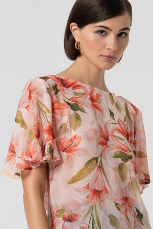 Alternative view of Blusa Regular Con Fantasia Floreale FRACOMINA