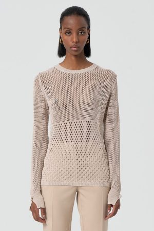 Tricot Giro Collo Traforato FRACOMINA
