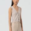Gilet In Maglina Con Bottoni FRACOMINA - immagine 2