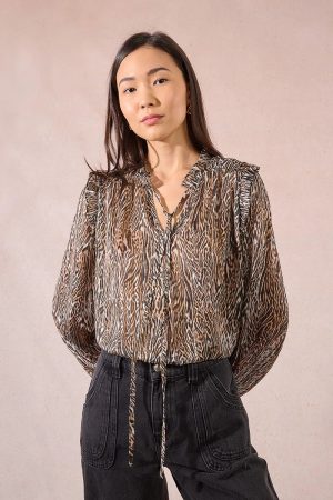 Blusa Fantasia Animalier MOLLY BRACKEN