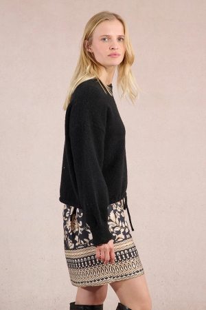 Alternative view of Maglione Girocollo Con Pizzo Mano morbida MOLLY BRACKEN