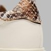 Scarpa Cream/Pyton Logo Blauer Glitter BLAUER - immagine 3