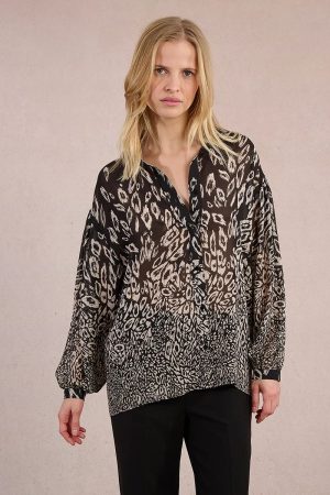 Camicia Manica Lunga Fantasia Bicolore MOLLY BRACKEN