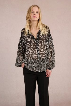 Alternative view of Camicia Manica Lunga Fantasia Bicolore MOLLY BRACKEN